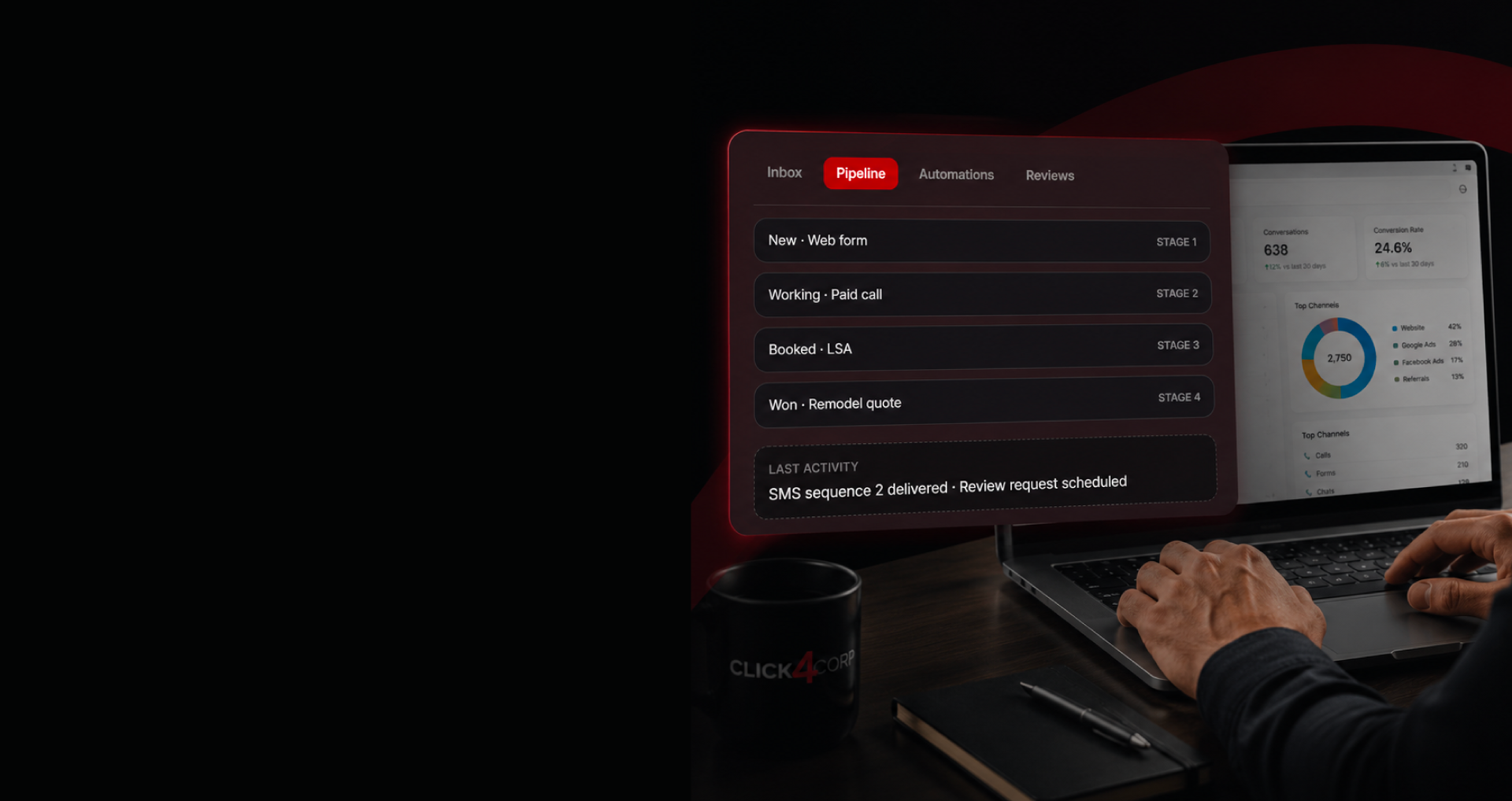 Click4Connect support and lead follow-up