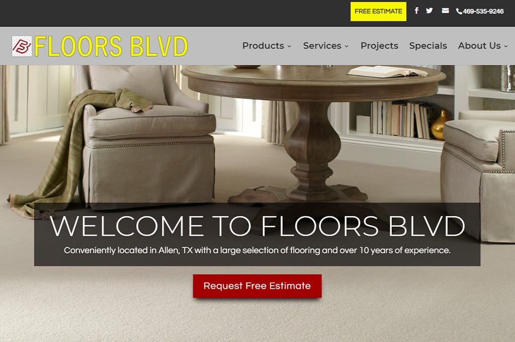 Floors Blvd website Preview
