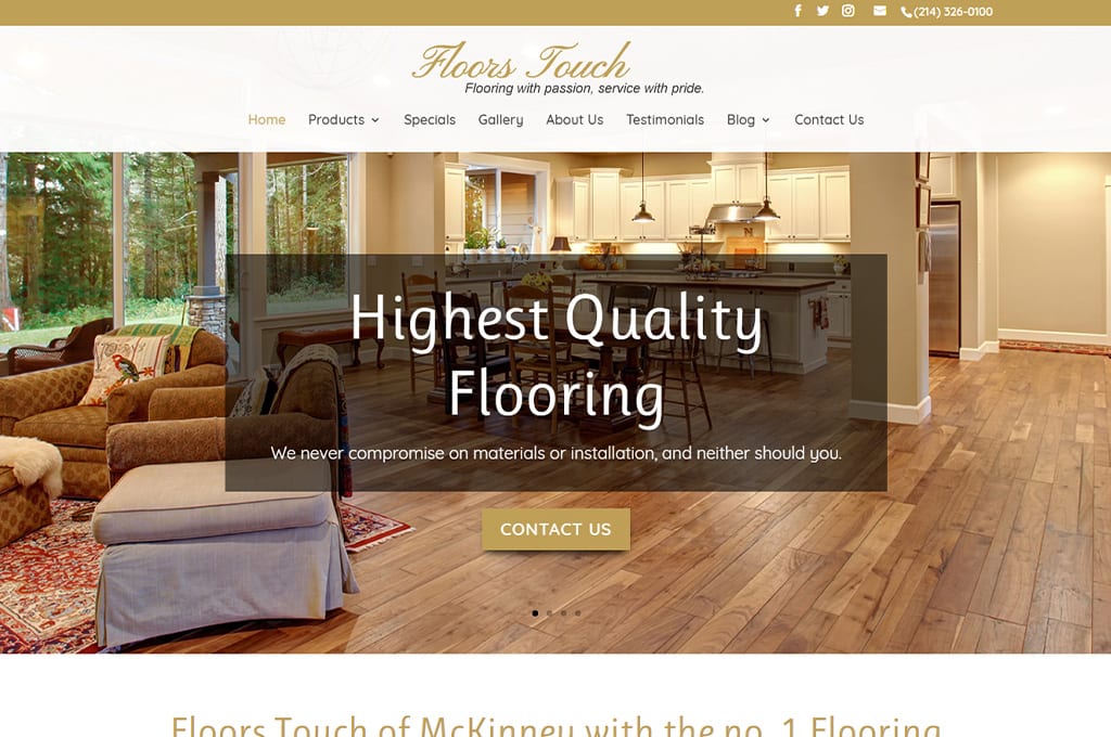 Floors Touch website Preview