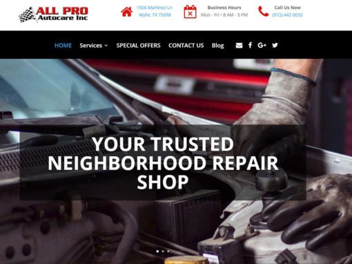 All Pro Autocare Inc