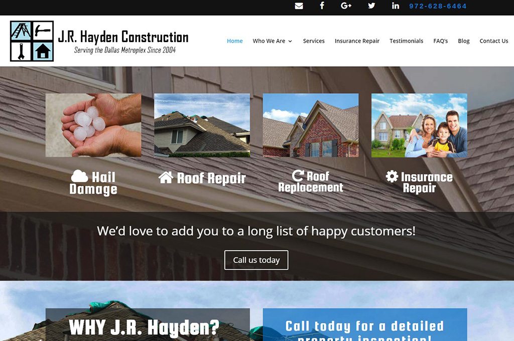 jrhayden.com Website Preview