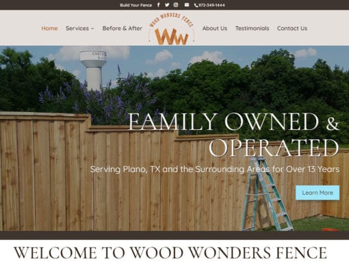 Wood Wonders Fence