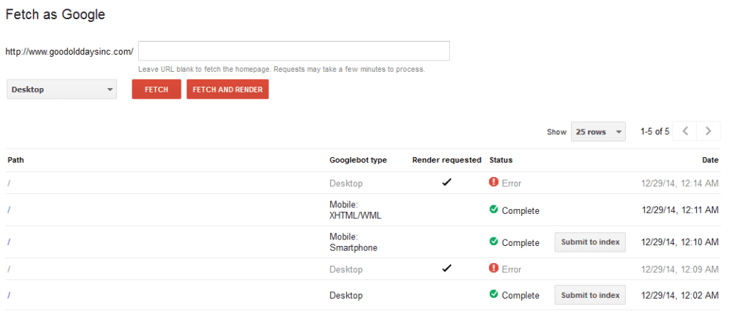 Structured Data Testing