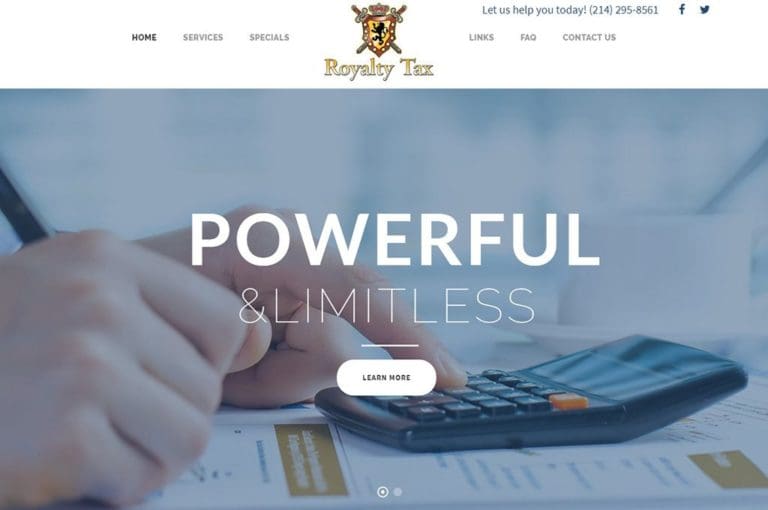 Royalty Tax and Financial Services
