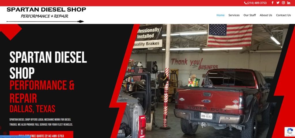 Spartandieselshopwebsite