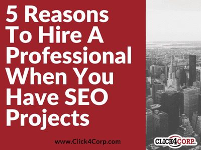 5 Reasons To Hire An Seo Professional When You Have Seo Projects