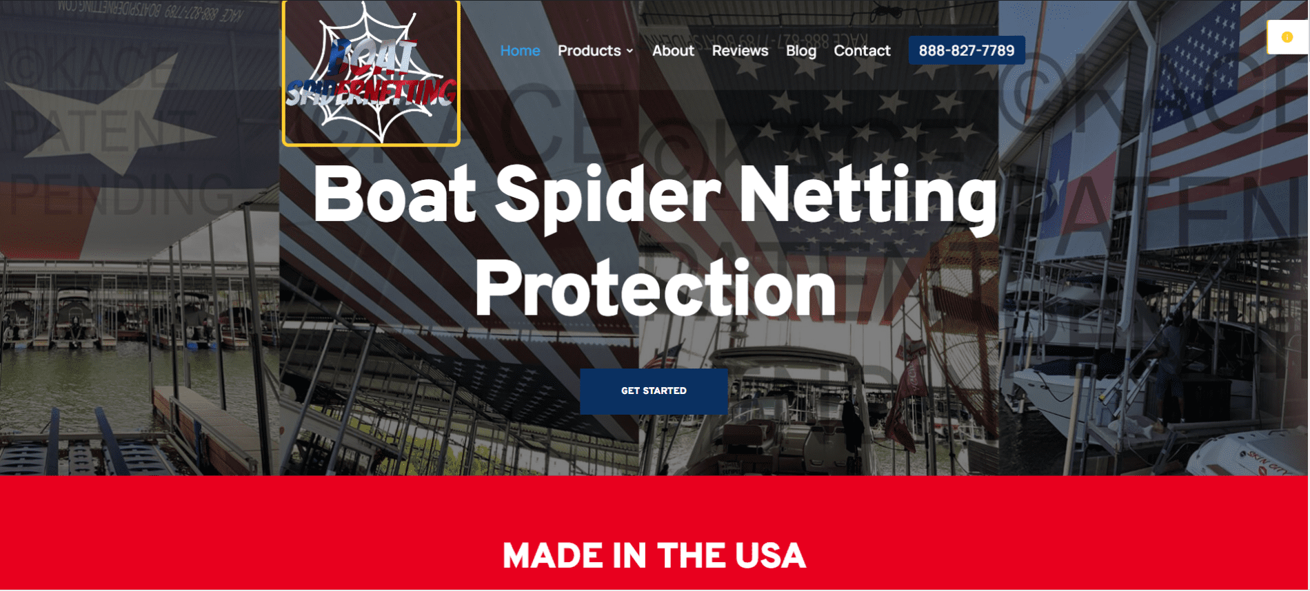 Boat Spidernetting