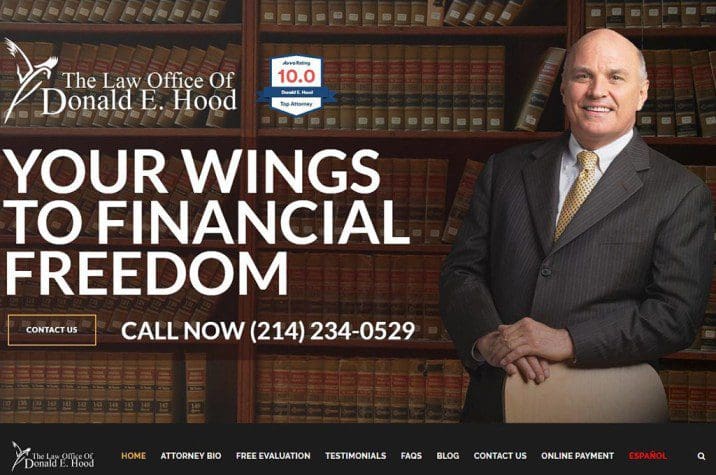 Experienced Plano Attorney | Donald E. Hood Law Office | Legal Services TX