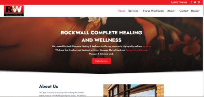Rockwall Wellness Center - Complete Health Solutions | Click4Corp Web Design