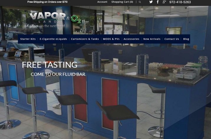 Premium Vaping Products | Vapor Land Texas | E-Cigarettes, Mods, E-Liquids