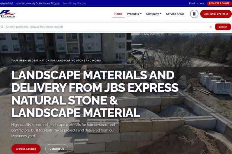 JBS Express Natural Stone & Landscape Material